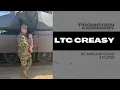 LTC Creasy promotion ceremony