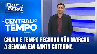Central do Tempo – Semana começa com nebulosidade e chance de chuva em Santa Catarina