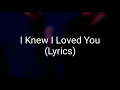 Download Lagu Savage Garden - I Knew I Loved You (Lyrics)
