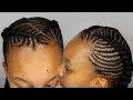Fishbone Cornrow x Allen Iverson Braids How To Cornrow Your Own Hair Watch Me Small Braids