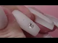 Diamond Patent Nails Melany Viljoen Mel Viljoen how to install natural diamonds into acrylic nails