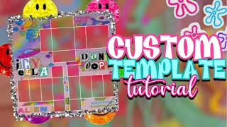 How to make a Custom Template on Pixlr E Roblox Designing Tutorial EASY