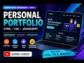 ApexPlanet Internship Task 1 Personal Portfolio HTML CSS JavaScript