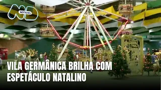 Espetáculo de Natal gratuito ilumina a Vila Germânica em Blumenau