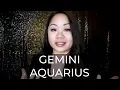 COZMIC LOVE GEMINI AQUARIUS sun sign compatibility by Joan Zodianz