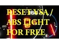 BEST METHOD Acura Honda - How to Reset ABS Light VSA Light FREE