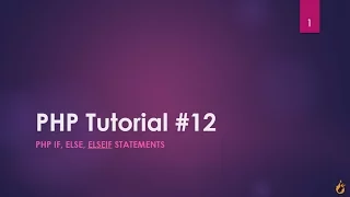PHP else if if else statement - PHP Tutorial