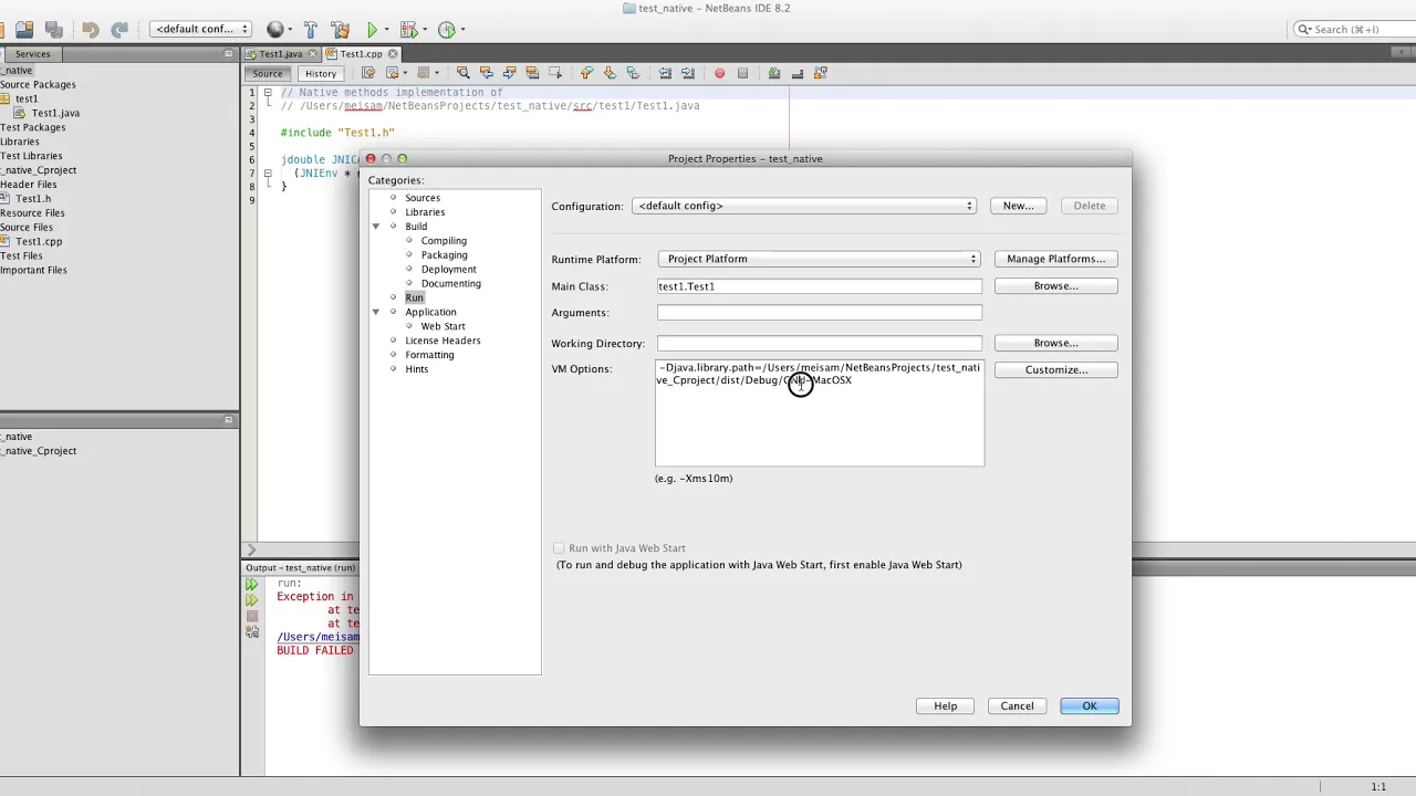 Java Native Interface (JNI) in depth -- Part 2: A Simple Java/C++ Project in NetBeans IDE