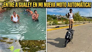 ENTRÉ A GUALEY EN MI NUEVA MOTO AUTOMÁTICA! ¿Es tan peligroso como dicen?  No 😱