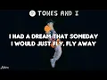 Tone And I - Fly Away | Lyrics ( Remix)