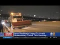 New York City Urges Use Of Mass Transit Due To Messy Road Conditions