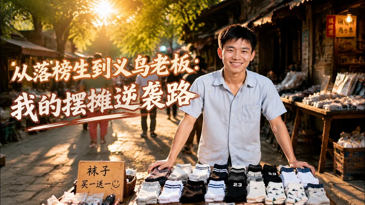 【完结超清】《从落榜生到义乌老板:我的摆摊逆袭路》#最新短劇全集#短劇全集#短劇#熱門短劇#短劇推薦#大陸短劇#AI短剧#初六剧场 poster