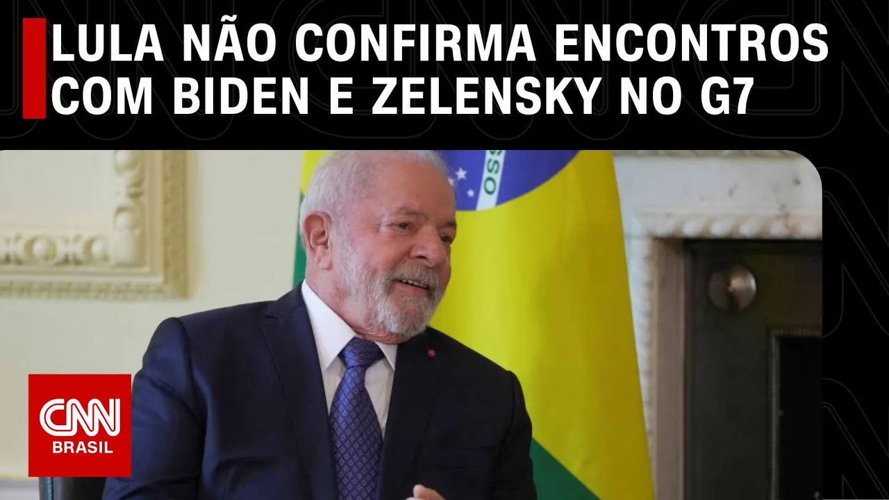 Lula não confirma encontros com Biden e Zelensky no G7 | LIVE CNN