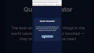Random Quote Generator-Html Css And Javascript