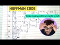 Huffman Code with Example in information Theory and coding Hindi ITC Lec-10