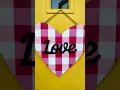 Happy Valentine s Day How to paint buffalo check plaid