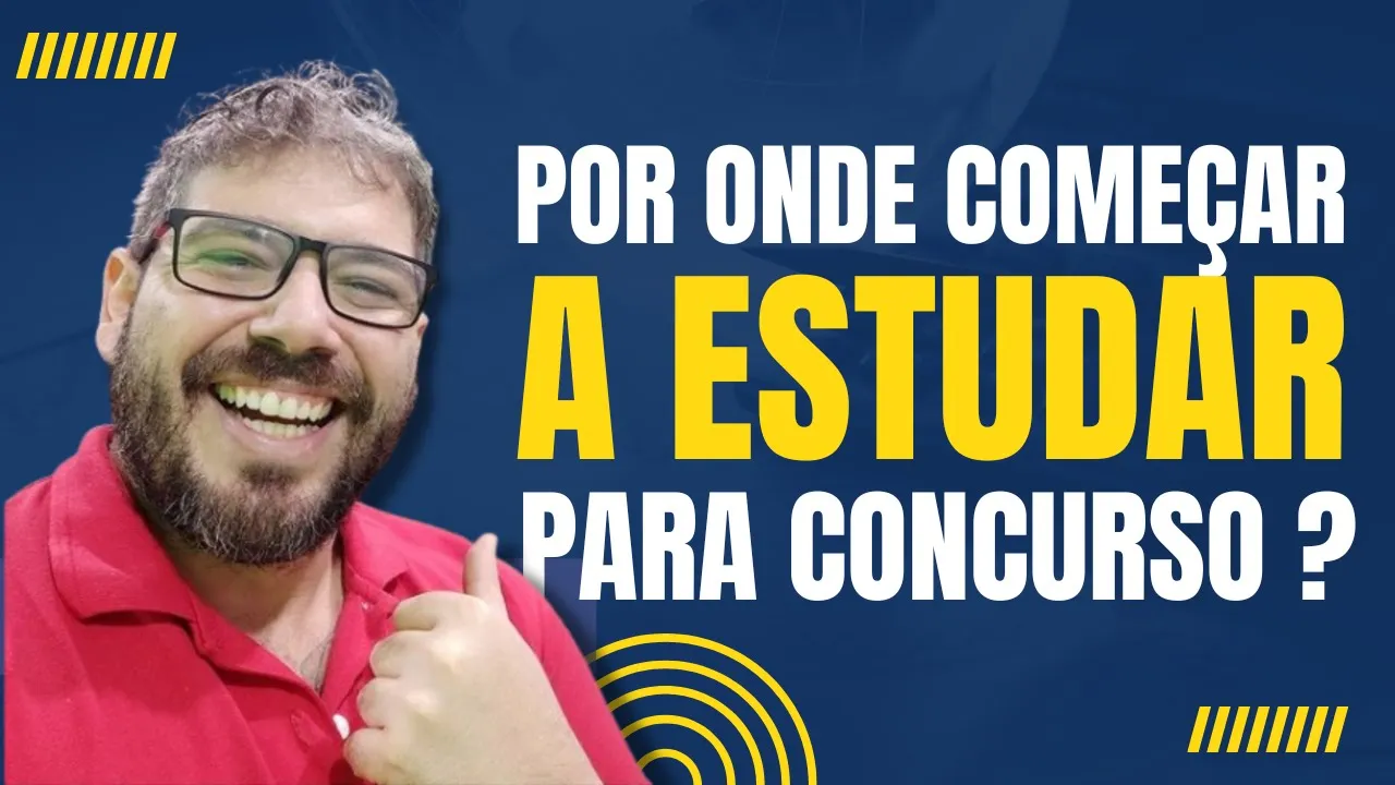 Por onde começar a estudar matemática PARA CONCURSO PÚBLICO?