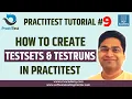 PractiTest Tutorial - How to Create TestSets and TestRuns