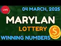 Maryland Midday Lottery Results For - 04 Mar 2025
