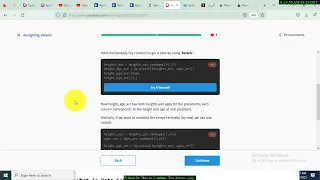 Python 94 How to Combine Two Arrays through www sololearn com