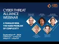 CTA Webinar A Tangled Web - The Hard Problem of Complexity