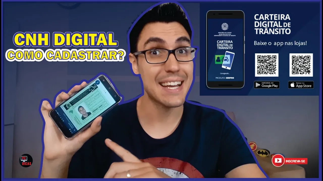 COMO CADASTRAR CNH DIGITAL PELO CELULAR?