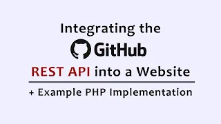 Using the Github Rest API on Your Game s Website