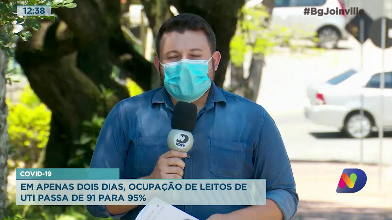 Covid-19: Em apenas dois dias, ocupação de leitos de UTI passa de 91% para 95%