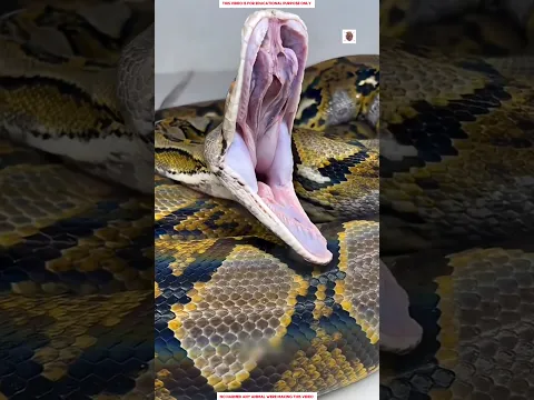 Why Do Pythons Have More Than 100 Teeth? 😱
