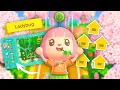 Tiered neighborhood for 10 villagers with front AND backyards Ladybug Ep