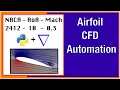 Airfoil CFD Automation Run OpenFOAM patch Simulations with Python