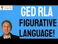 GED RLA Figurative Language Metaphors Similes Personification Simplified