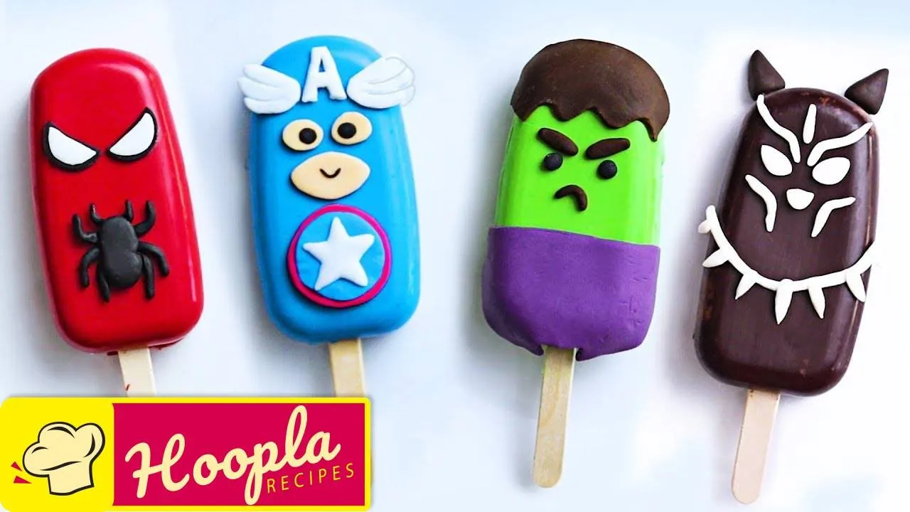 Marvel Avengers Superheroes Cakesicles   Cake Decoration Ideas   Hoopla Recipes