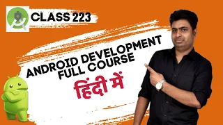 Class 223-Creating Database Using SQLiteOpenHelper Android App Development Complete Course In Hindi