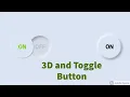 3d and Toggle button Switch Toggle button Create a custom toggle switch with pure CSS Codetips