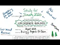August 2025 Life Science Biology Regents Review FULL EXAM REVIEW