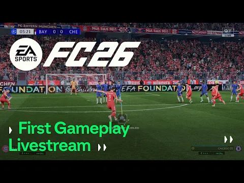 Video Thumbnail: EA SPORTS FC 26 | First Gameplay Livestream