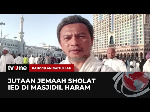 Idul Adha 1444H, Jutaan Jemaah Sholat Ied di Masjidil Haram