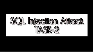 Task - Injection Attack Lab