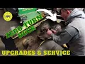How to take a Deck off a John Deere Zero Turn and Service