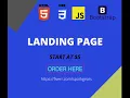 I will build a responsive landing page on HTML CSS bootstrap