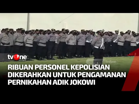 Ribuan Personel Kepolisian Dikerahkan untuk Pengamanan Pernikahan Adik Jokowi
