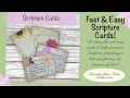 Scripture Memorization Cards Real Flowers Kit Fun Note Cards