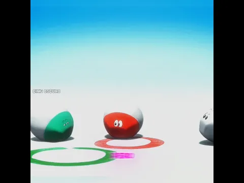 La bola redonda golpeó la bola verde, entonces, ¿con cuál no formó una bola?😱