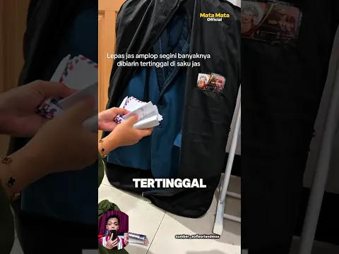 Amplop Milik Pengantin Ketinggalan Di Jas! Kaget Banyak Banget #shorts