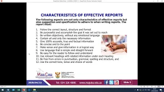 Office Practice L4 Compiling Reports - Module 3