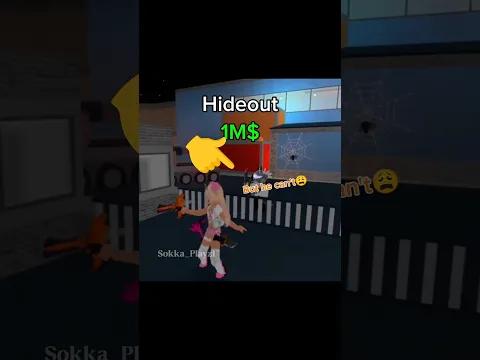 1$ Vs 1M$ Hideout in Mm2!! ππ #mm2 #murdermystery2