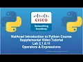 Cisco NetAcad Introduction to Python Course - Supplemental Lab Tutorial Solution Set Lab 2 1 6 11
