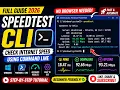 How to Use Speedtest CLI in Windows No Browser Needed Check Internet Speed via