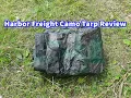 Harbor Freight Camo Tarp Review